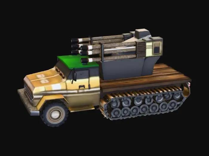 3D model for Zero Hour Quad Cannon