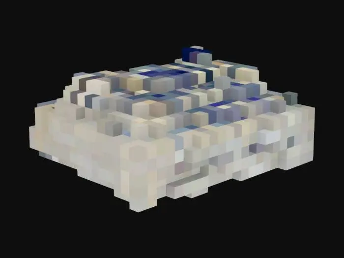 3D model for Crear un plano de una maqueta detallando  un modelo a escala de la Fortaleza del Rey Felipe, inspirado en una representación histórica de la estructura tal como existía el 6 de febrero de 1826, ubicado en el callao Peru. El modelo debe ocupar un área de 4 metros de ancho por 12 metros de largo.