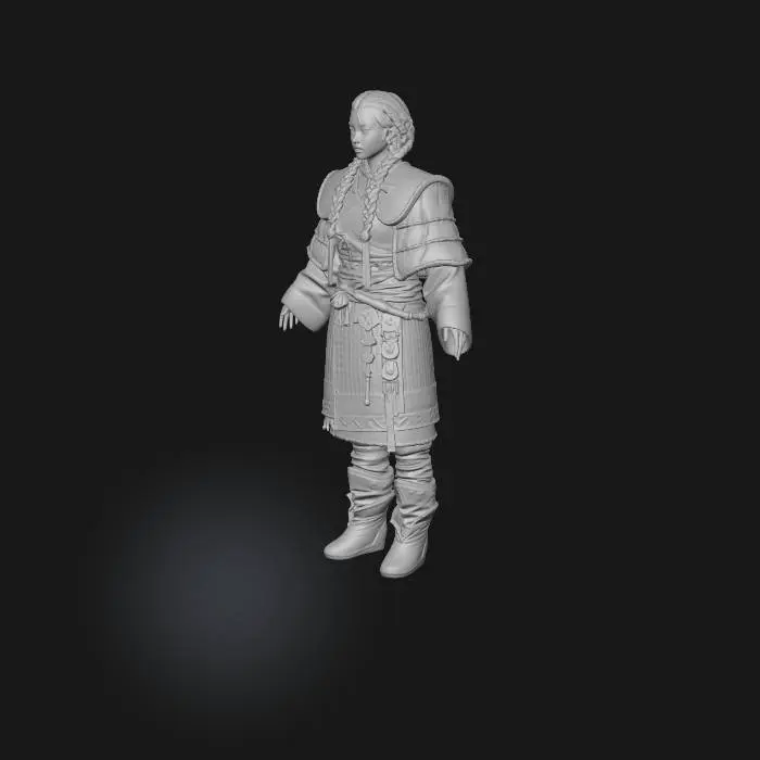 3D model for Majestic Warrior