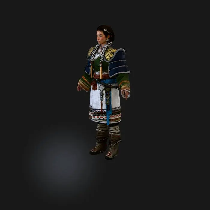 3D model for Majestic Warrior