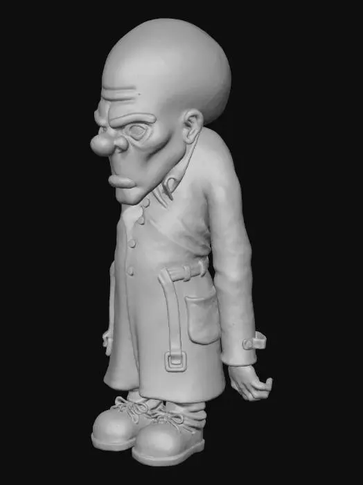 3D model for The Thinker in Sneakers