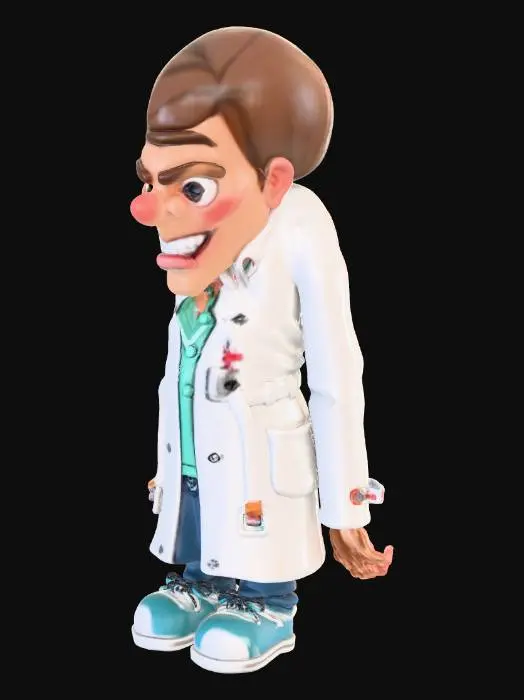 3D model for The Thinker in Sneakers