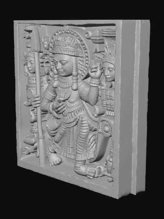3D model for Divine Stone Relief Artwork