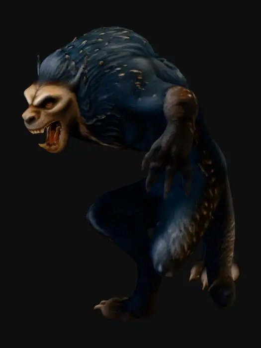 3D model for werewolf