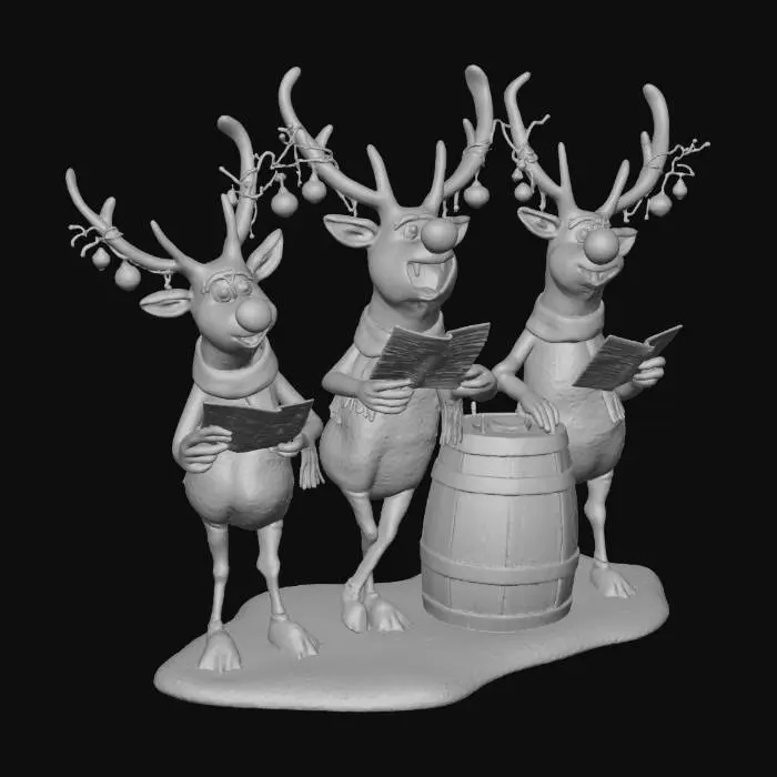 3D model for Reindeer Serenade, #Christmas2025#