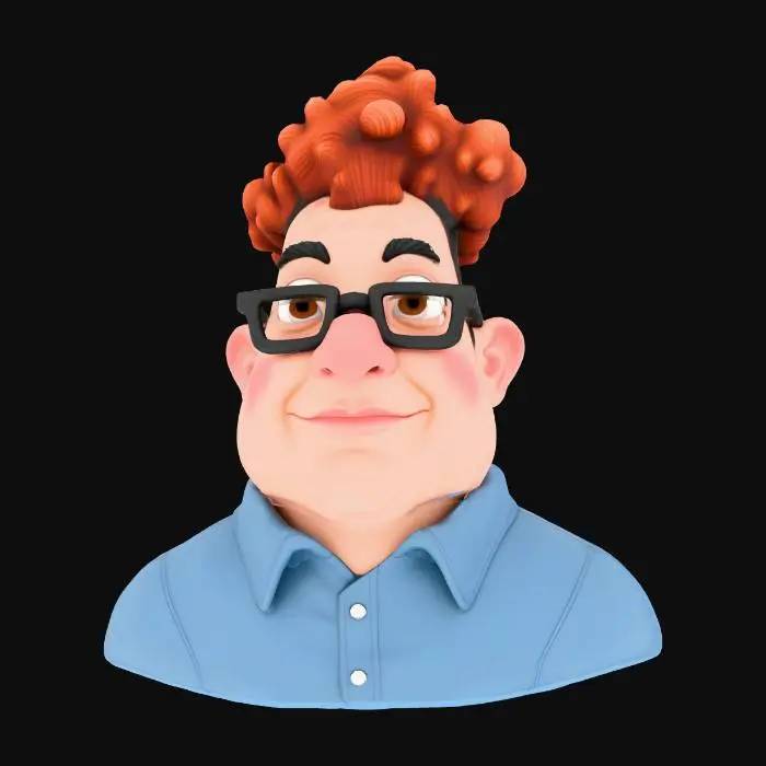 3D model for Whimsical Professor