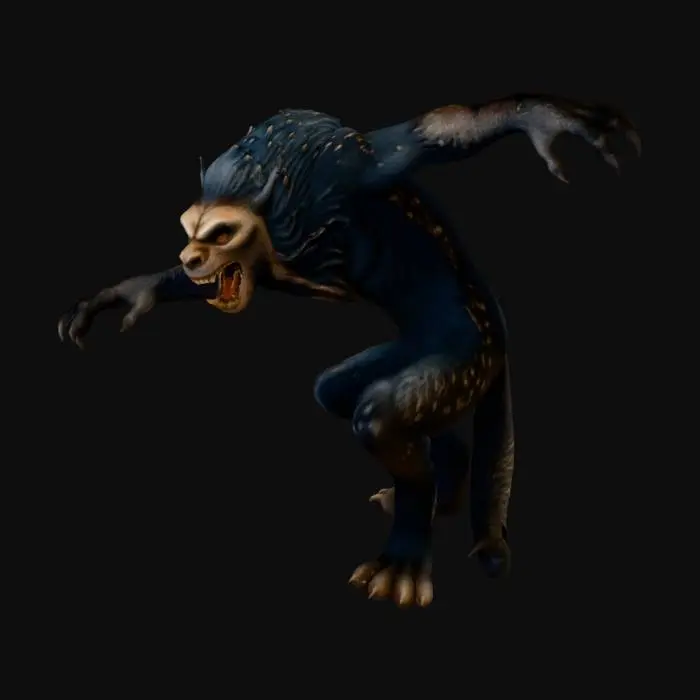 3D model for werewolf