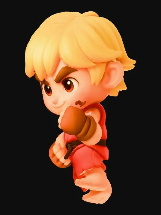 3D model for Strett Fighter - Ken