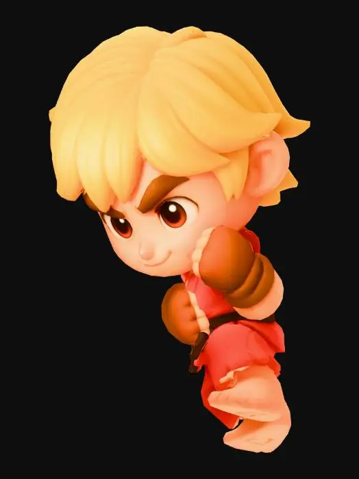 3D model for Strett Fighter - Ken