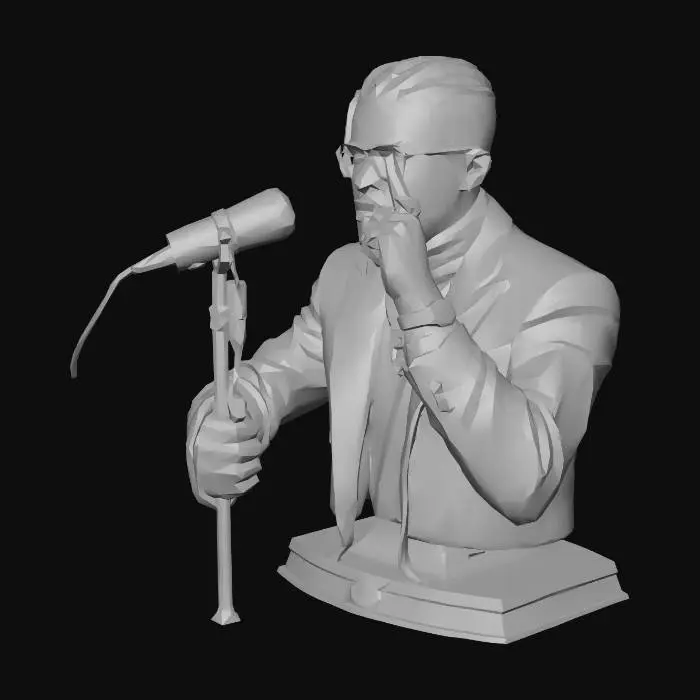 3D model for Bad Bunny Interview