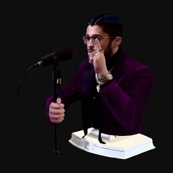 3D model for Bad Bunny Interview