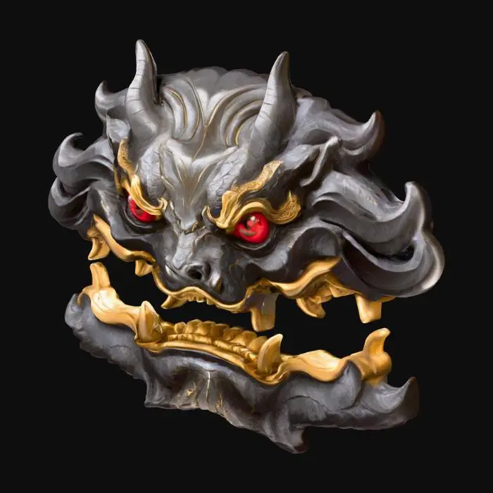 3D model for Dragon Mask Design