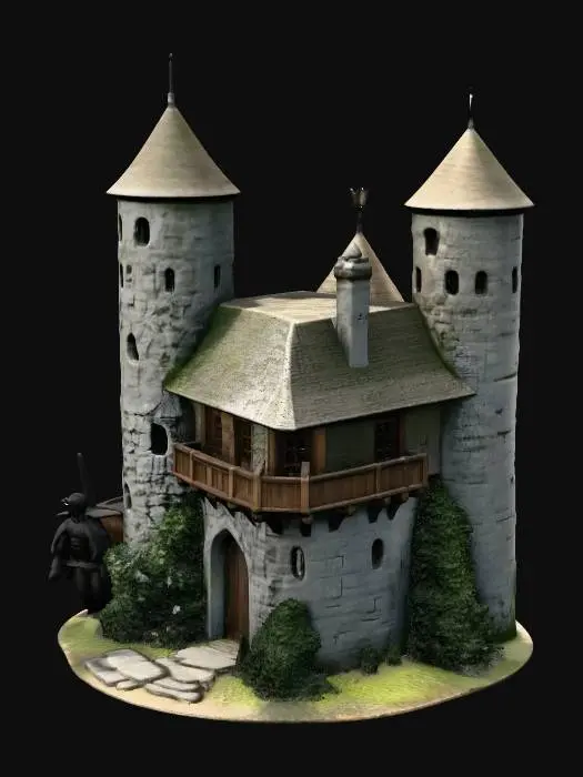 3D model for Medieval Fortress