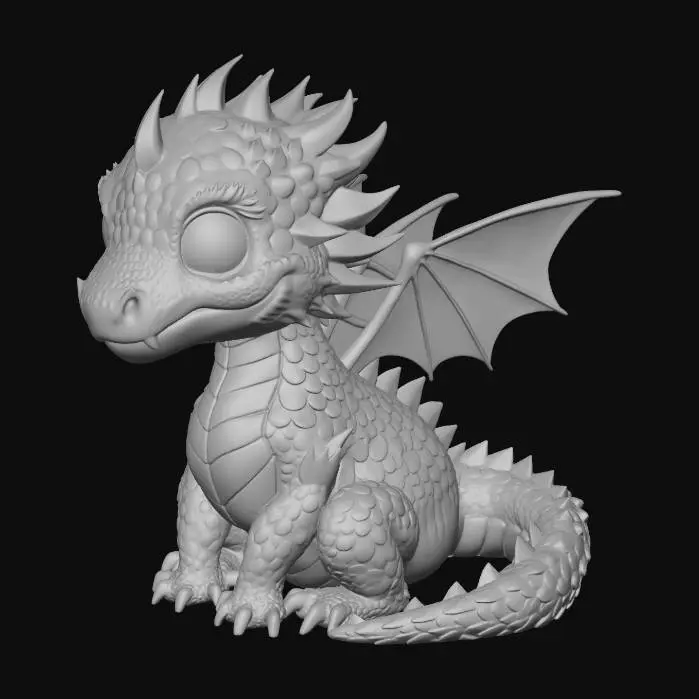 3D model for Taschendrache