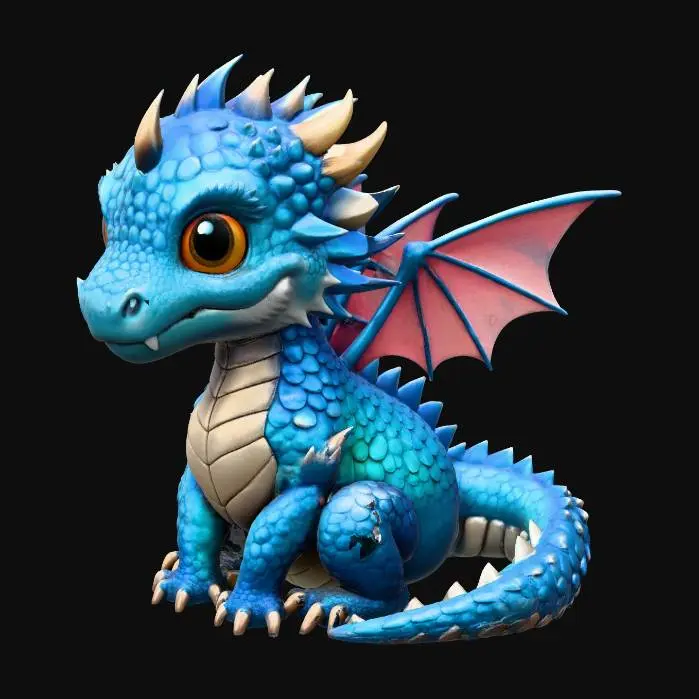 3D model for Taschendrache