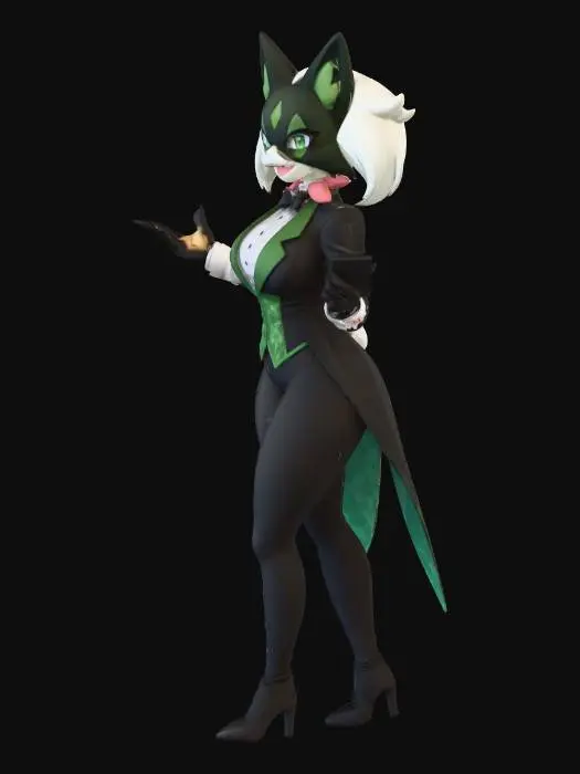 3D model for Casino Cat Dealer