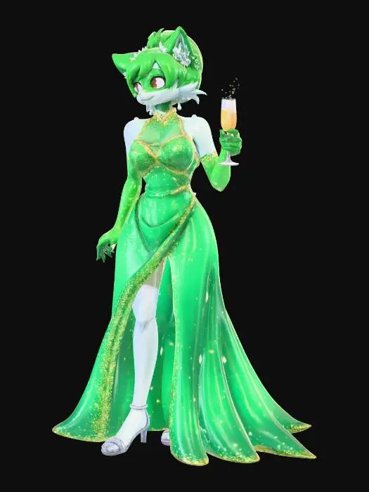 3D model for Emerald Elegance