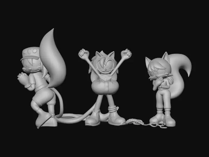 3D model for Celebration of the Trio