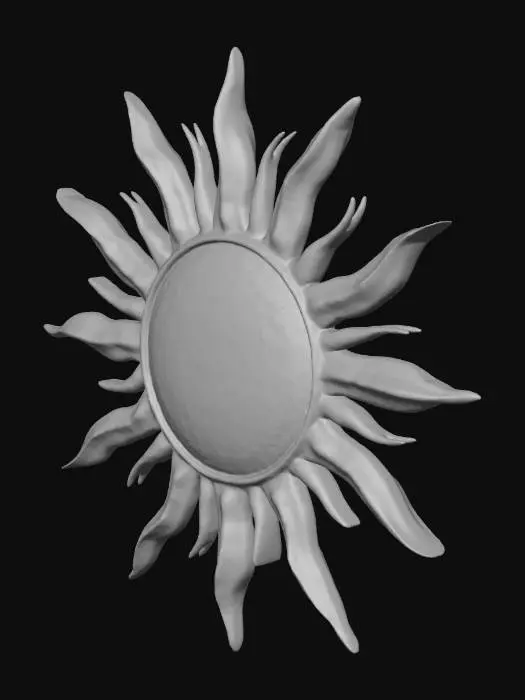 3D model for Golden Sunburst