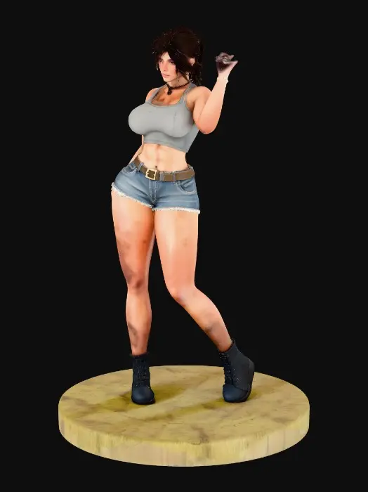 3D model for Explorer in the Temple