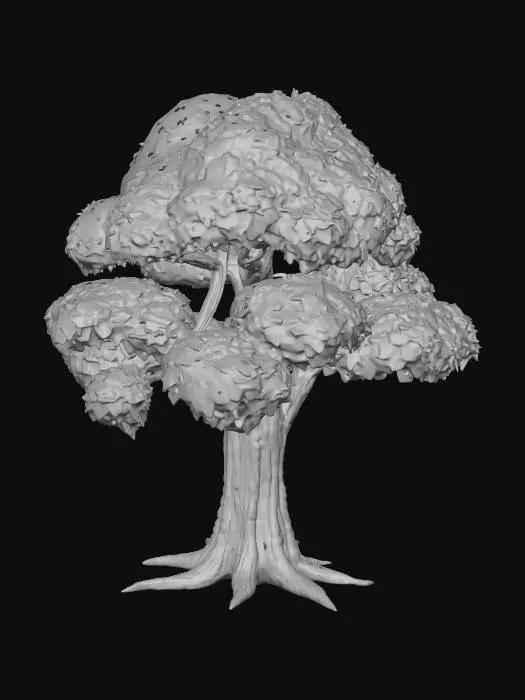 3D model for oak+tree+3d+model_2