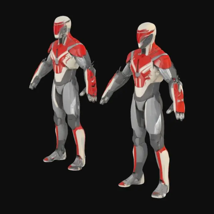 3D model for spider man 2099