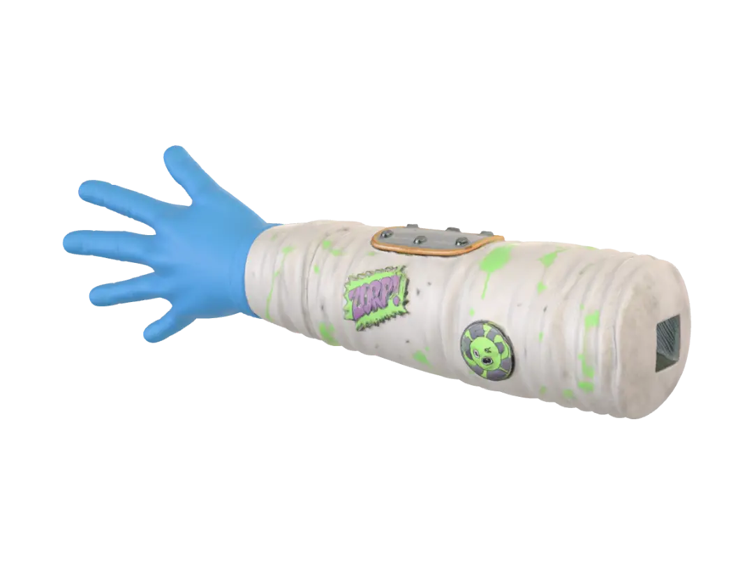 Tactical FPS Arm 60k Quad 3D model, vytvořený pomocí AI