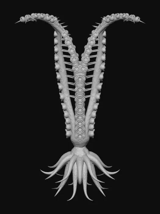 3D model for Abyssal Violet Crown