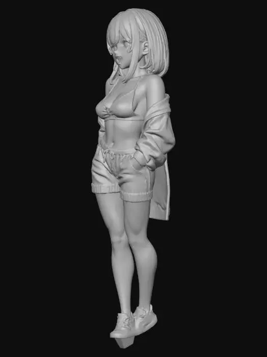 3D model for Animegirl1