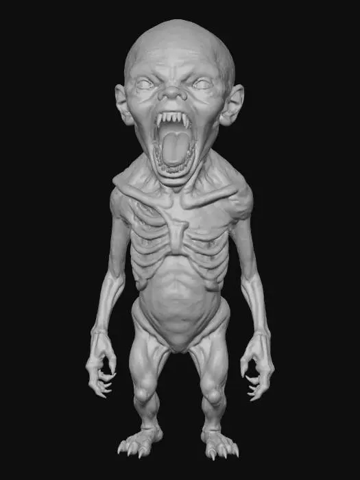 3D model for It doesn't stop yelling
#Halloween2025#