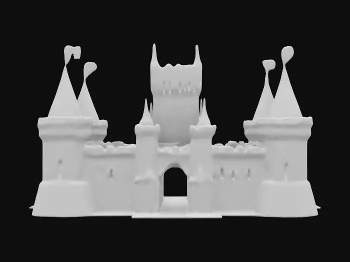 3D model for Medieval castle