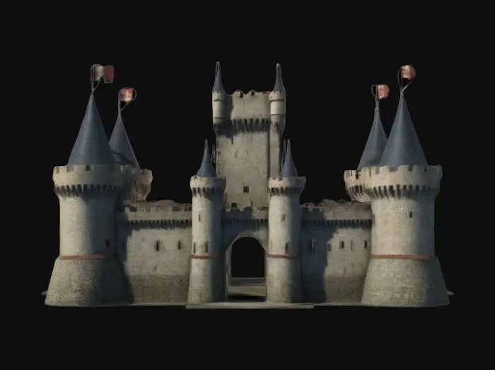3D model for Medieval castle