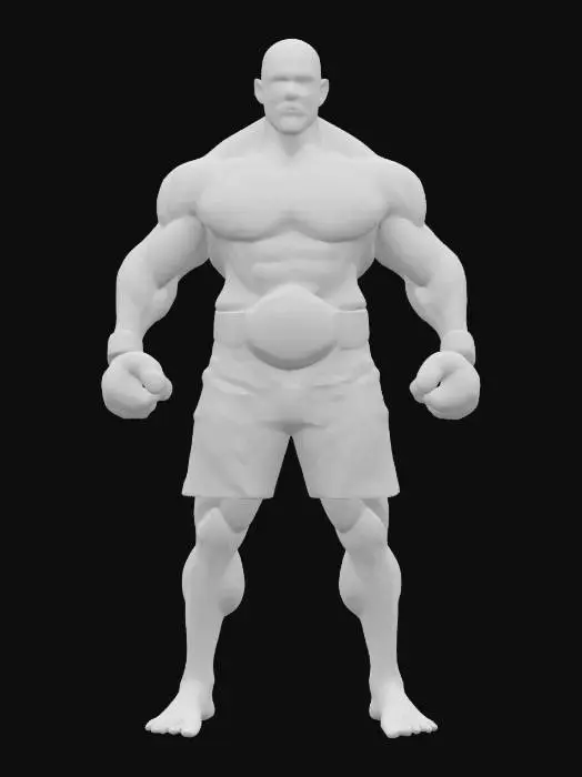 3D model for Jon Jones UFC heavyweight champion