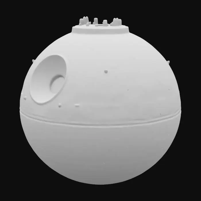 3D model for star wars Death Star Space Station