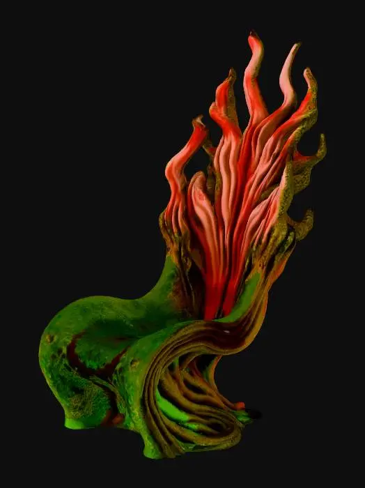 3D model for Flame Throne