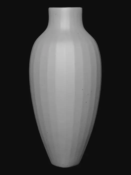 3D model for 1 vase de 20 centimètres de hauteur et 10 centimètres de large avec une forme futuriste imprimable en 3d et fichier en stl