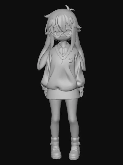 3D model for Bunny-Eared Gaze