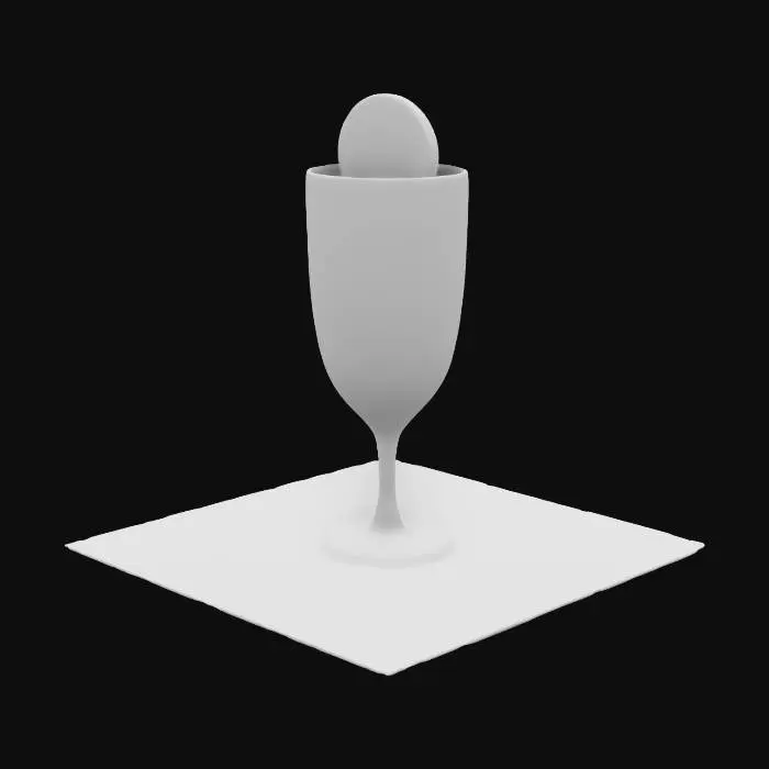 3D model for apple juice