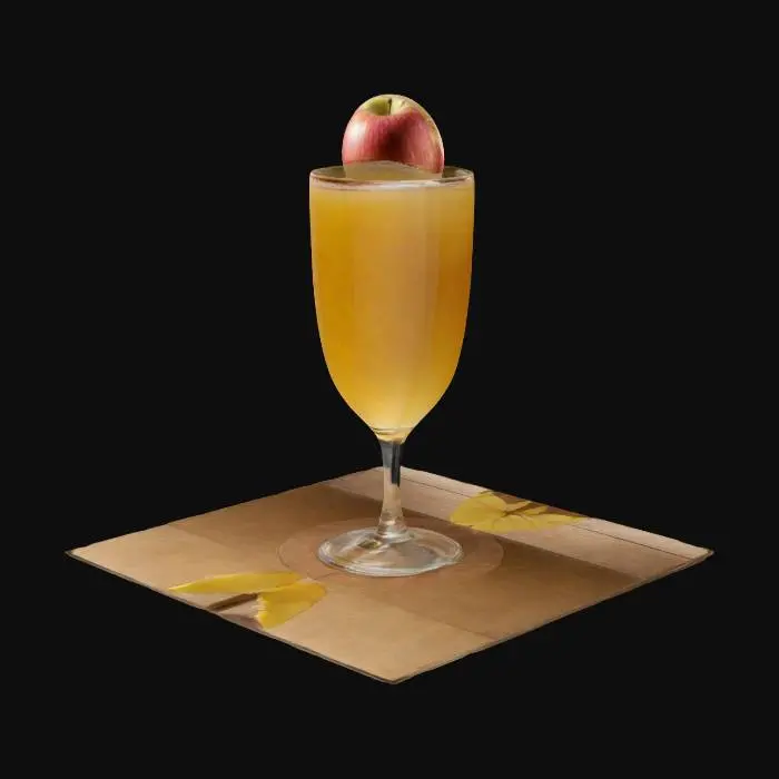 3D model for apple juice