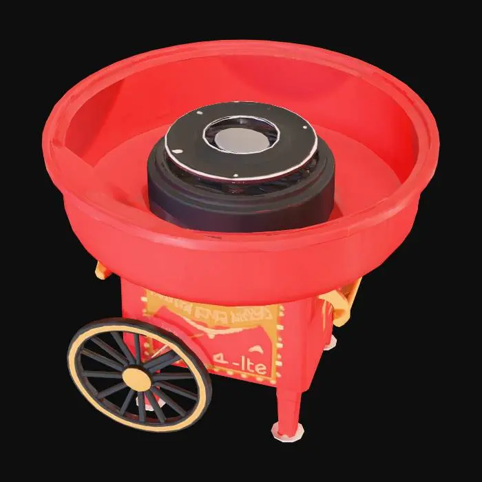 3D model for Vintage Red Cotton Candy Maker