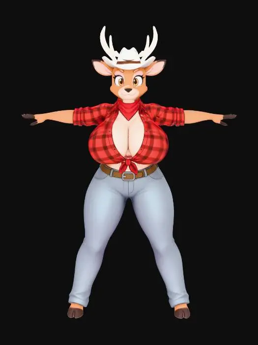 3D model for Cowgirl v6