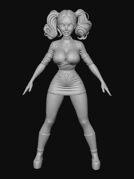 3D model for Harley Quinn