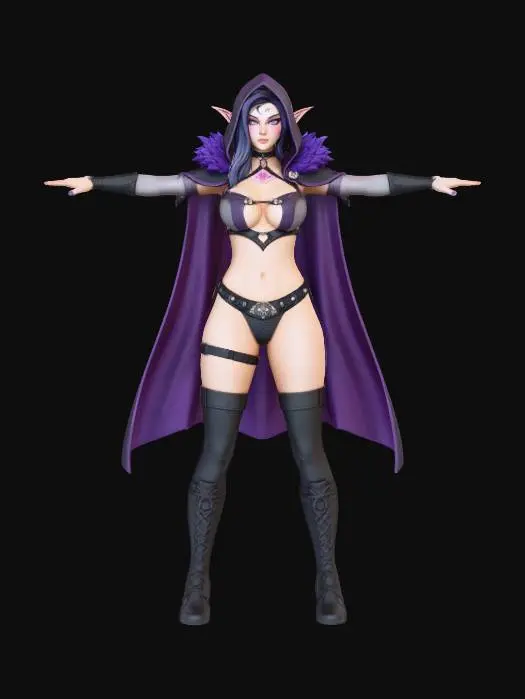 3D model for Enchanted_Sorceress