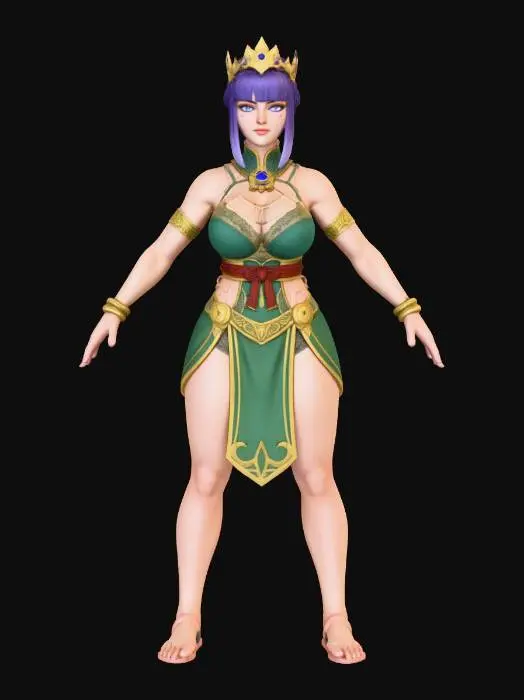 3D model for Warrior Queen