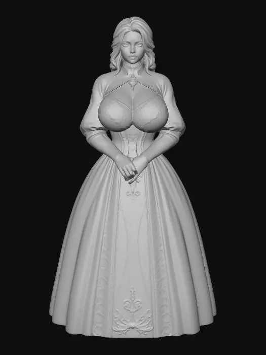 3D model for White Queen