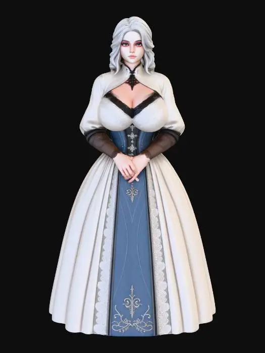 3D model for White Queen