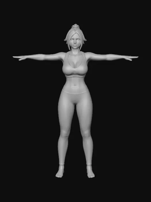 3D model for Yoruichi Shihōin