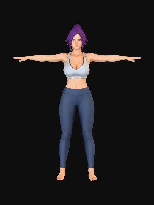 3D model for Yoruichi Shihōin