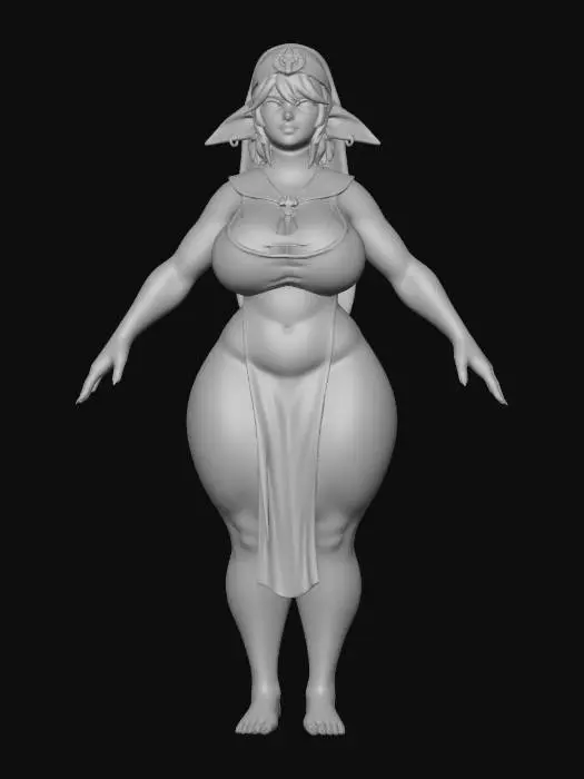 3D model for Goblin - Nun