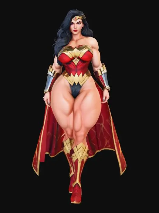 3D model for wonder woman